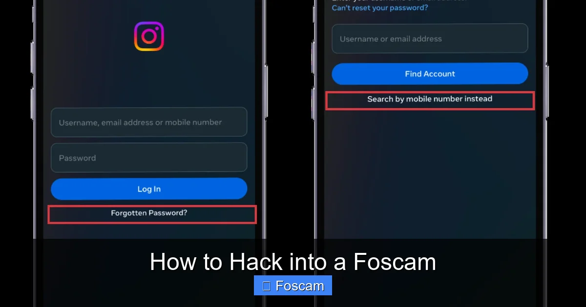 How to Hack into a Foscam