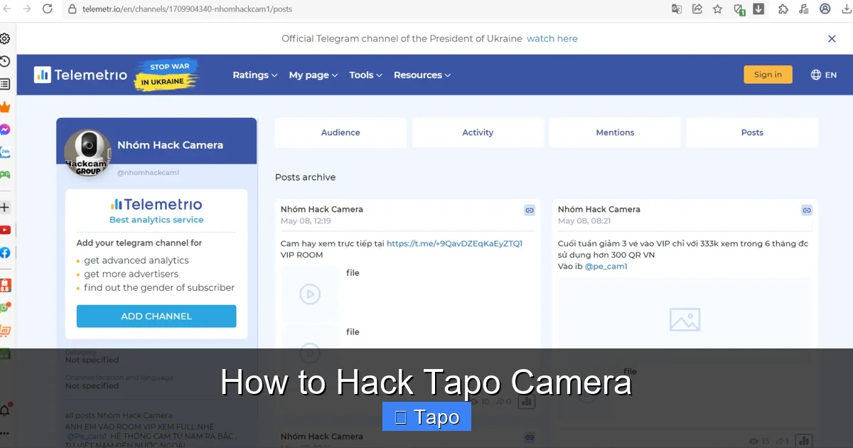 How to Hack Tapo Camera