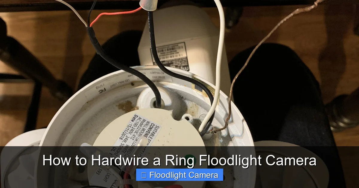 How to Hardwire a Ring Floodlight Camera