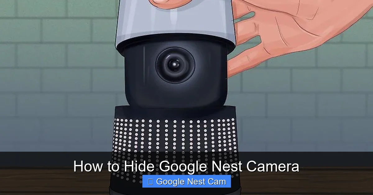 How to Hide Google Nest Camera