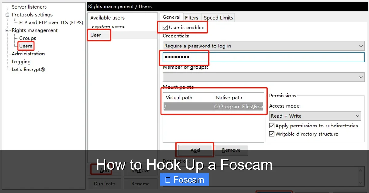 How to Hook Up a Foscam