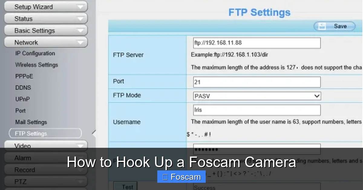 How to Hook Up a Foscam Camera