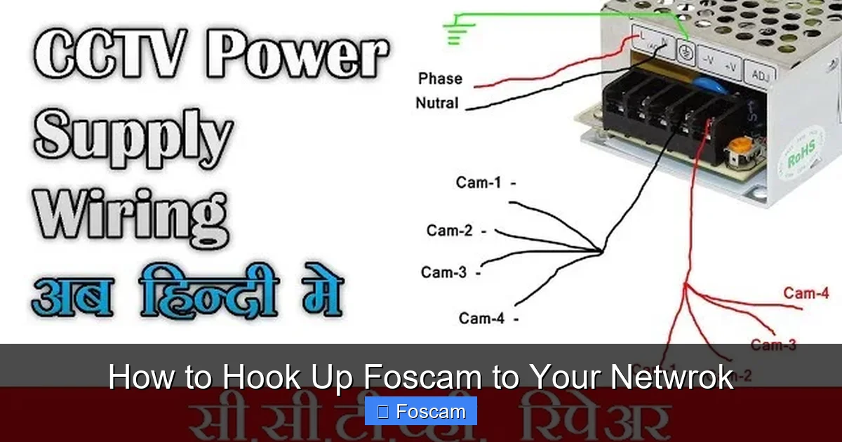 How to Hook Up Foscam to Your Netwrok