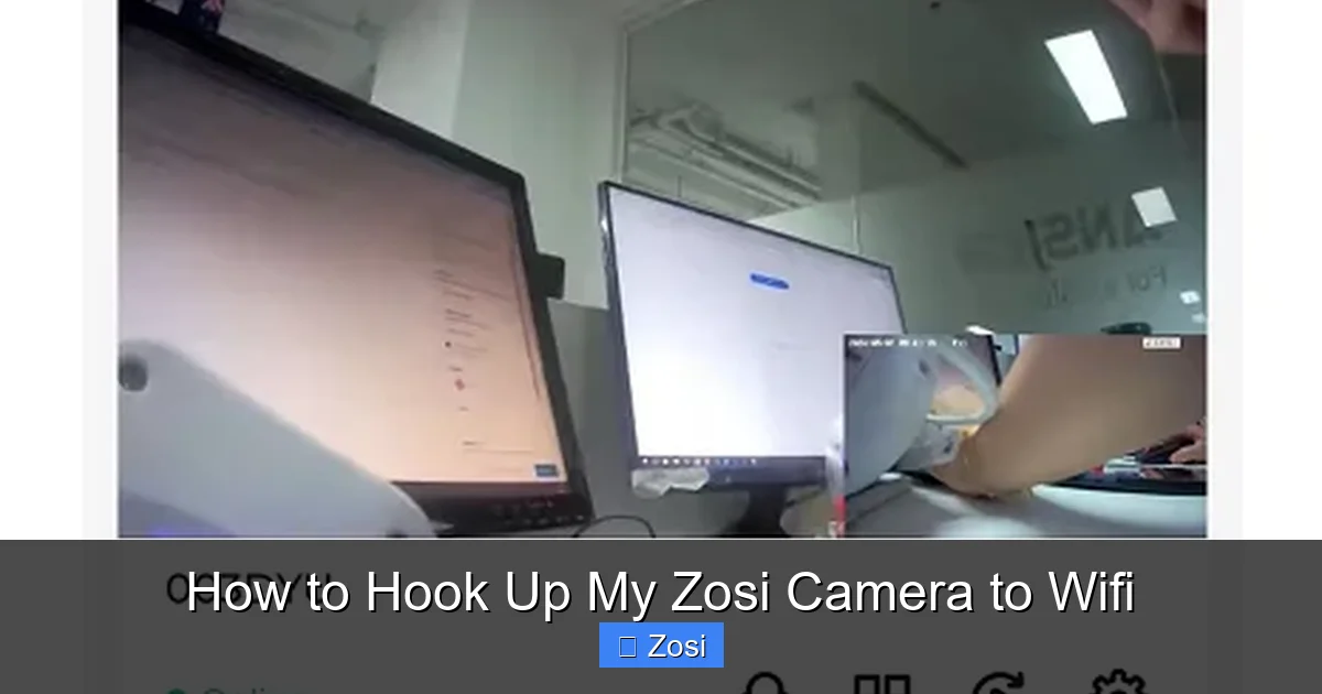 How to Hook Up My Zosi Camera to Wifi