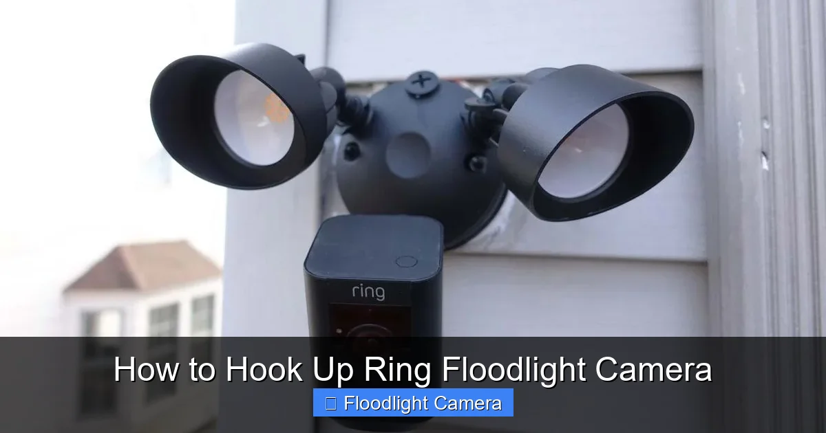 How to Hook Up Ring Floodlight Camera