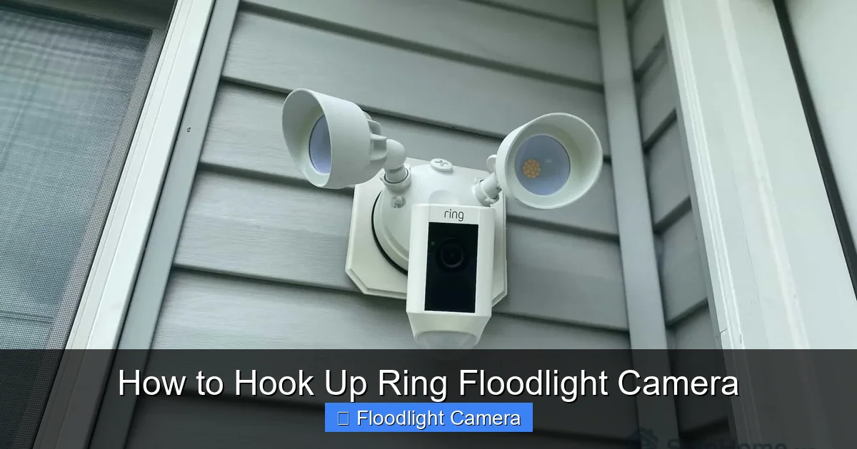 How to Hook Up Ring Floodlight Camera