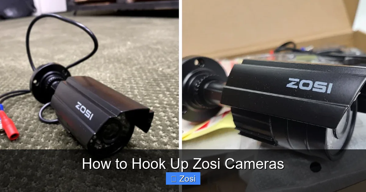 How to Hook Up Zosi Cameras