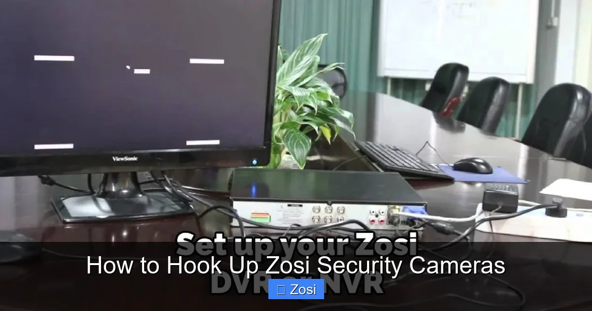 How to Hook Up Zosi Security Cameras
