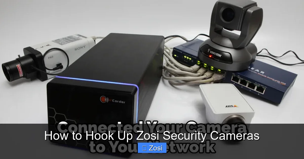How to Hook Up Zosi Security Cameras