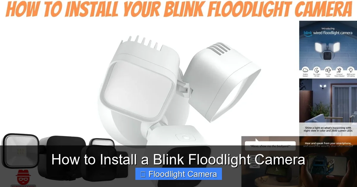 How to Install a Blink Floodlight Camera