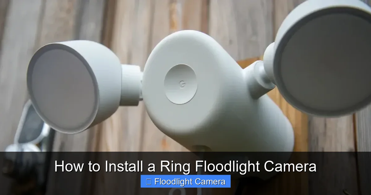 How to Install a Ring Floodlight Camera