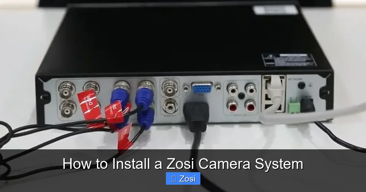 How to Install a Zosi Camera System