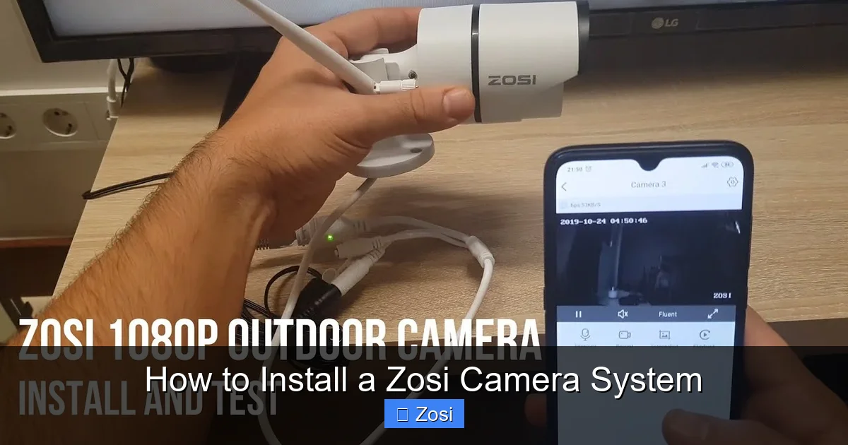 How to Install a Zosi Camera System