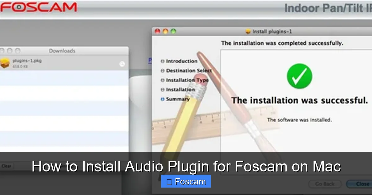 How to Install Audio Plugin for Foscam on Mac