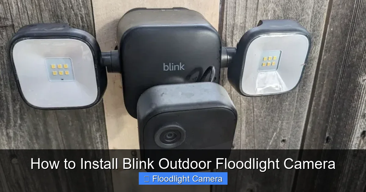 How to Install Blink Outdoor Floodlight Camera