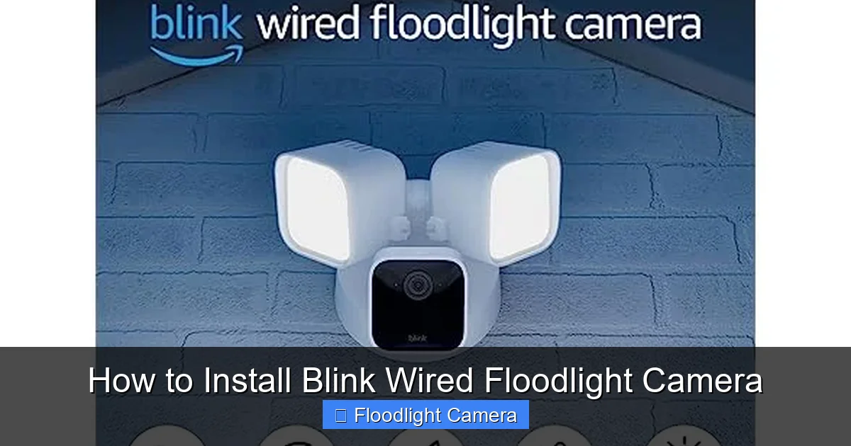 How to Install Blink Wired Floodlight Camera
