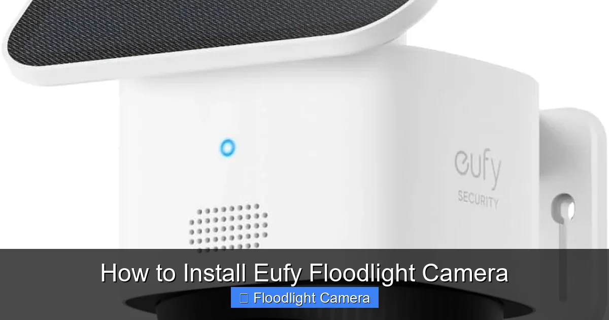 How to Install Eufy Floodlight Camera