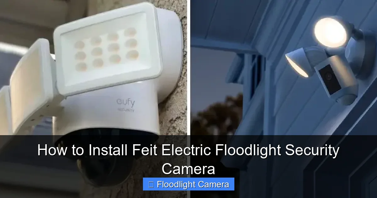 How to Install Feit Electric Floodlight Security Camera