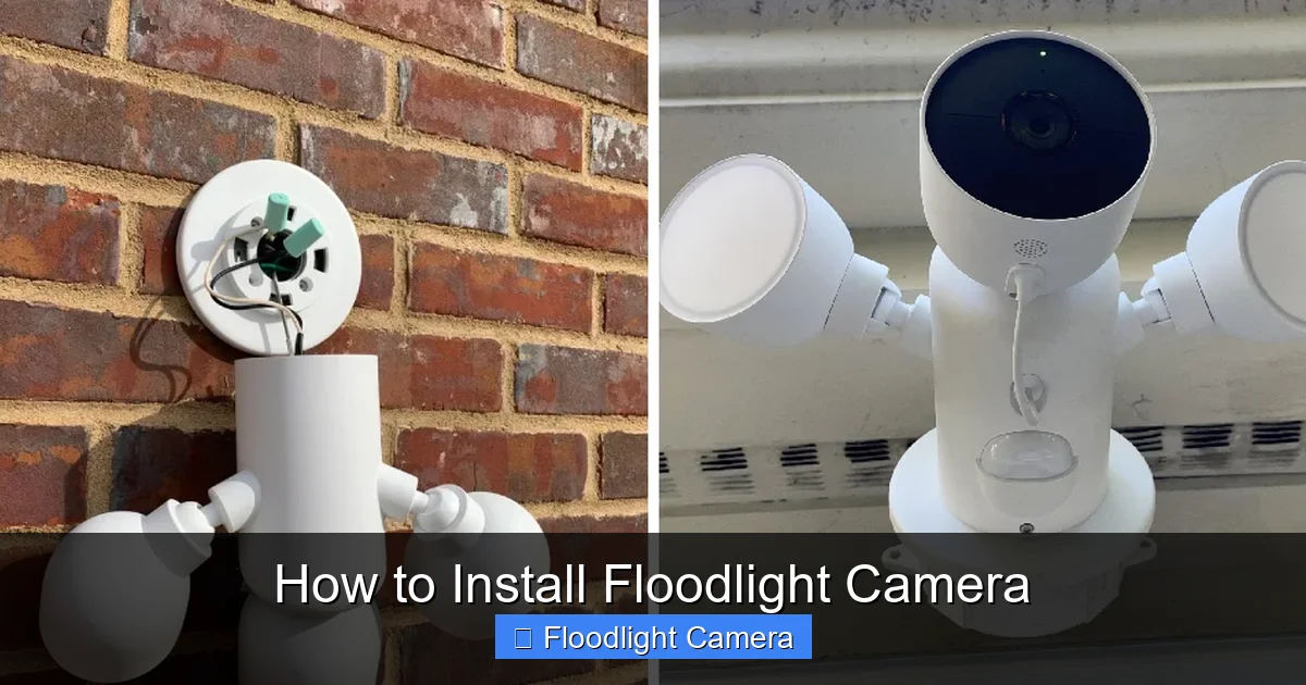 How to Install Floodlight Camera