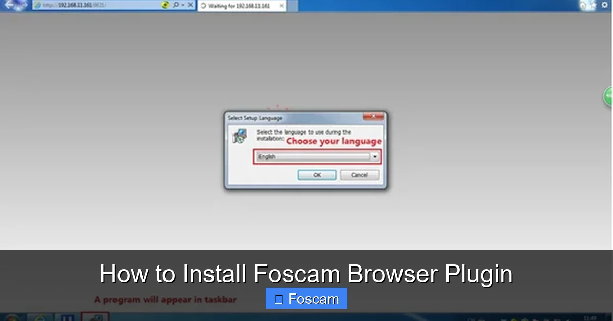 How to Install Foscam Browser Plugin