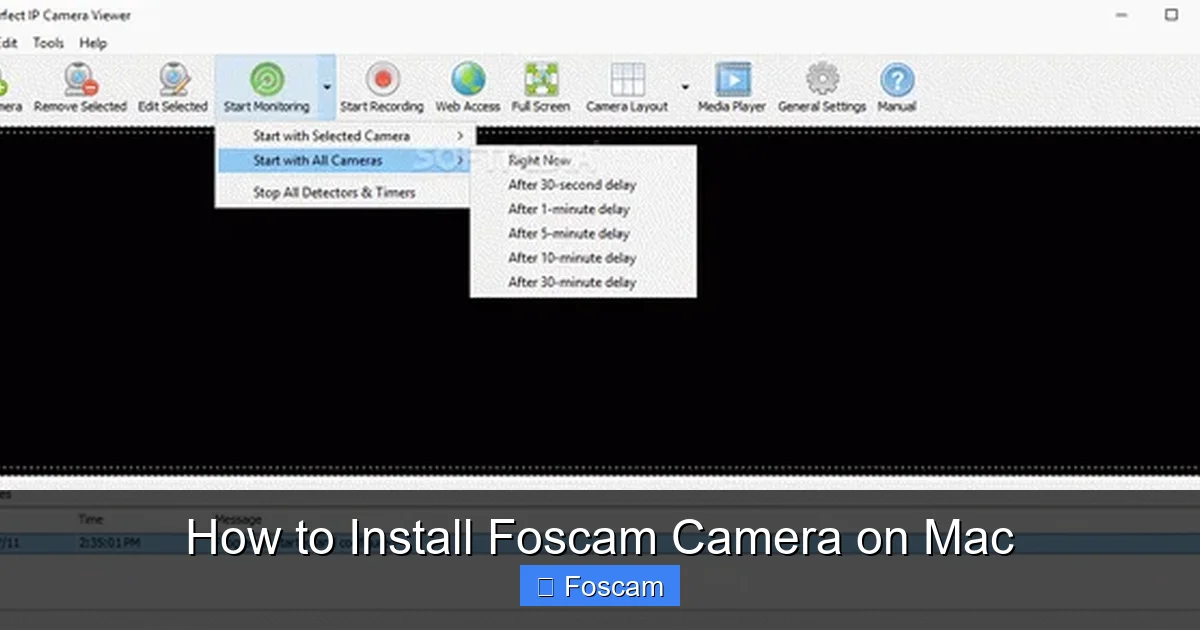 How to Install Foscam Camera on Mac