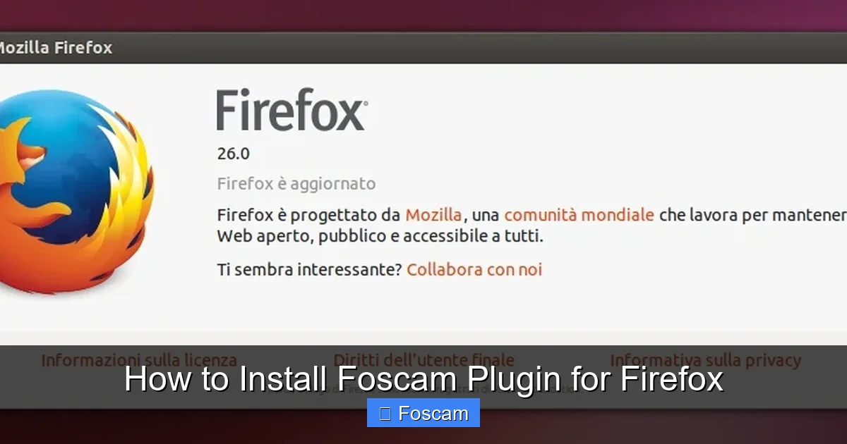 How to Install Foscam Plugin for Firefox