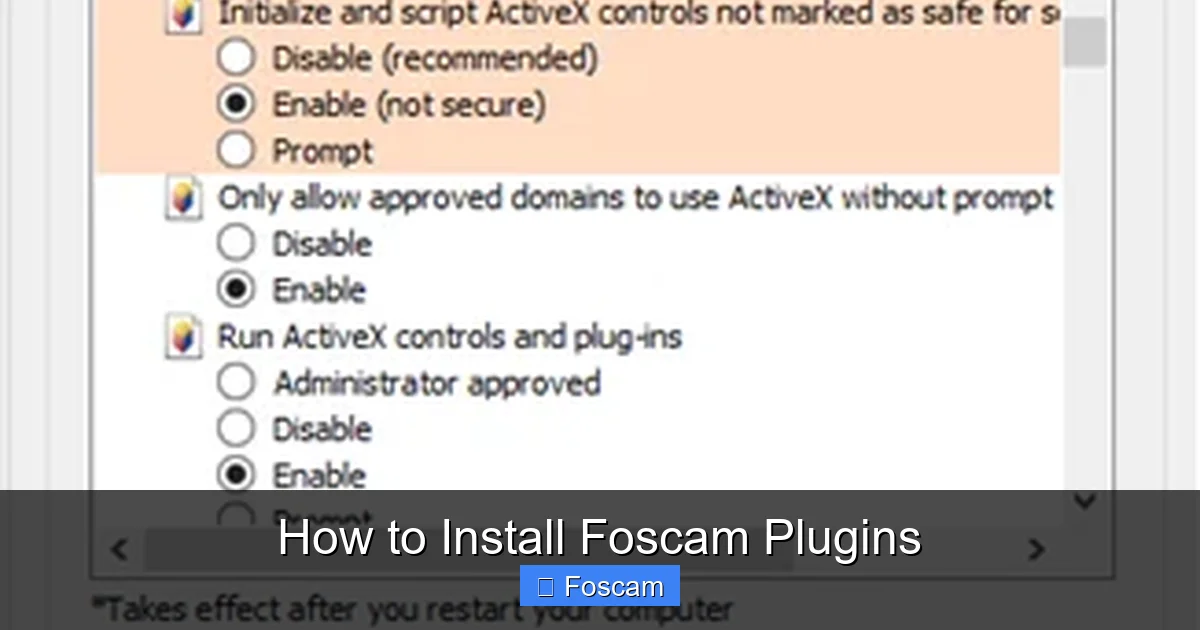 How to Install Foscam Plugins