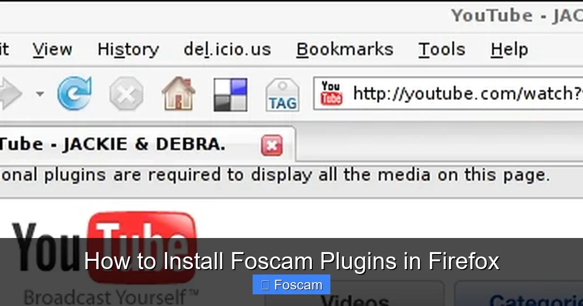 How to Install Foscam Plugins in Firefox