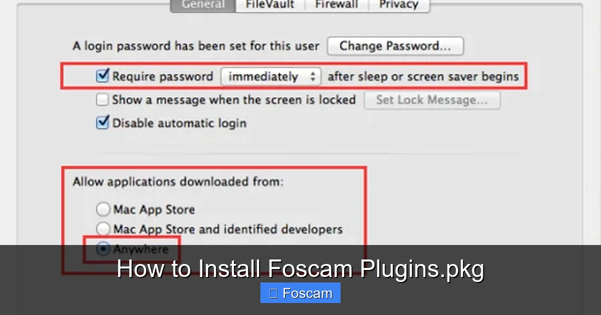 How to Install Foscam Plugins.pkg