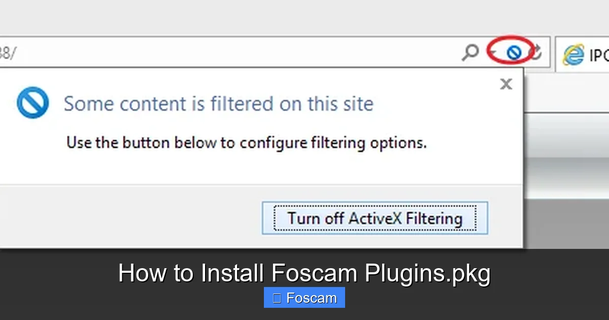 How to Install Foscam Plugins.pkg