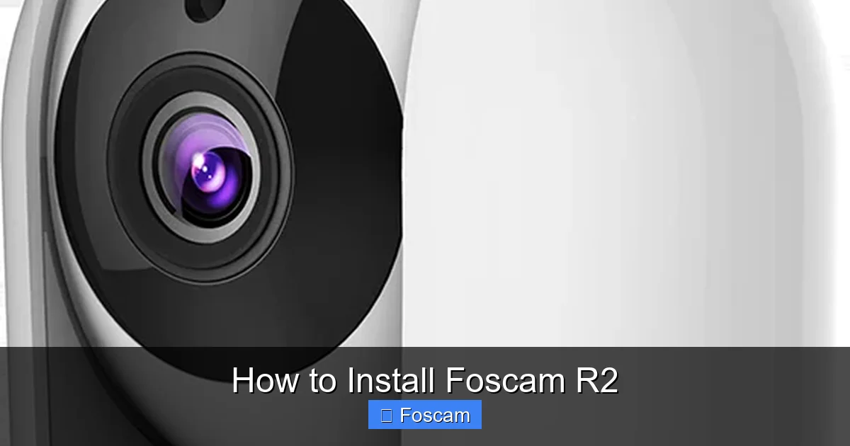 How to Install Foscam R2