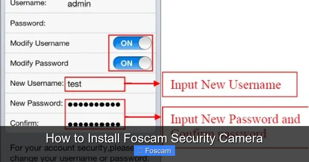 How to Install Foscam Security Camera