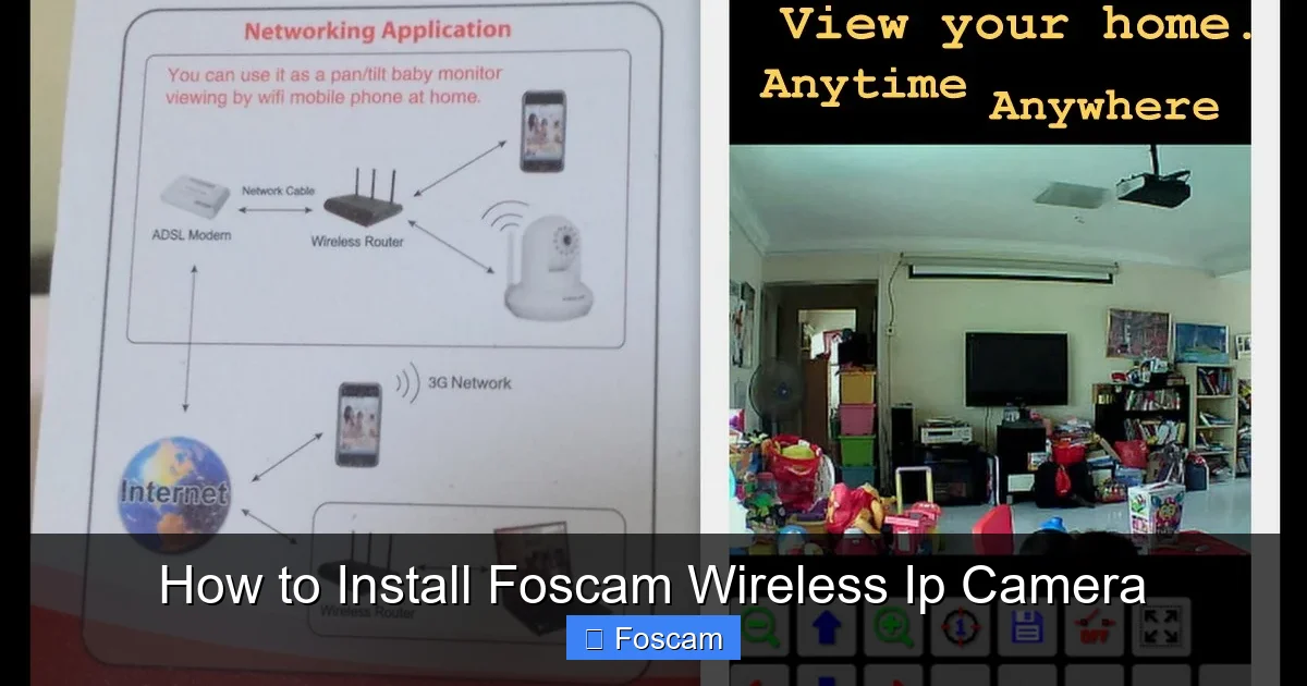 How to Install Foscam Wireless Ip Camera