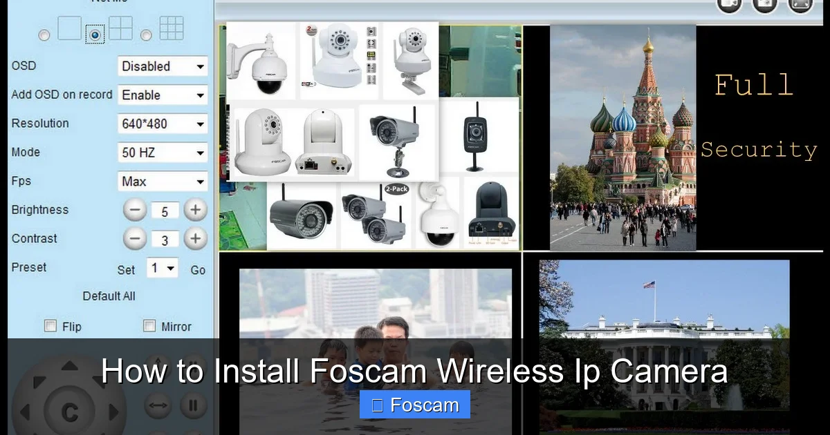 How to Install Foscam Wireless Ip Camera