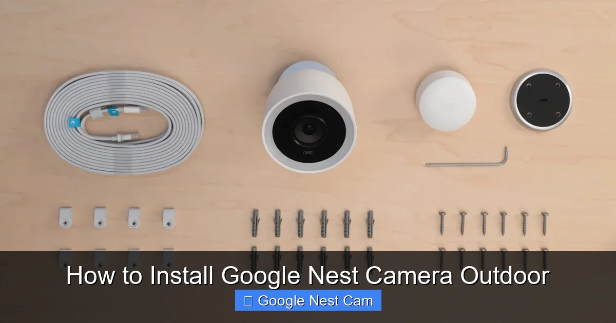 How to Install Google Nest Camera Outdoor