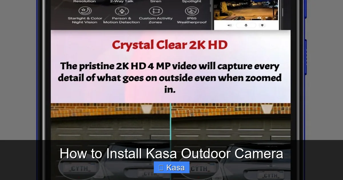 How to Install Kasa Outdoor Camera