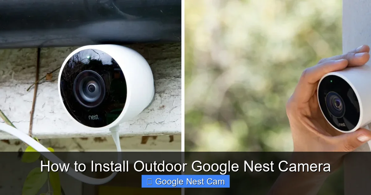 How to Install Outdoor Google Nest Camera