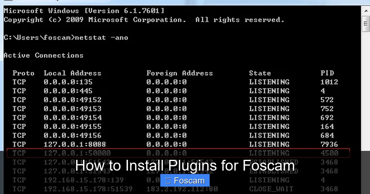 How to Install Plugins for Foscam