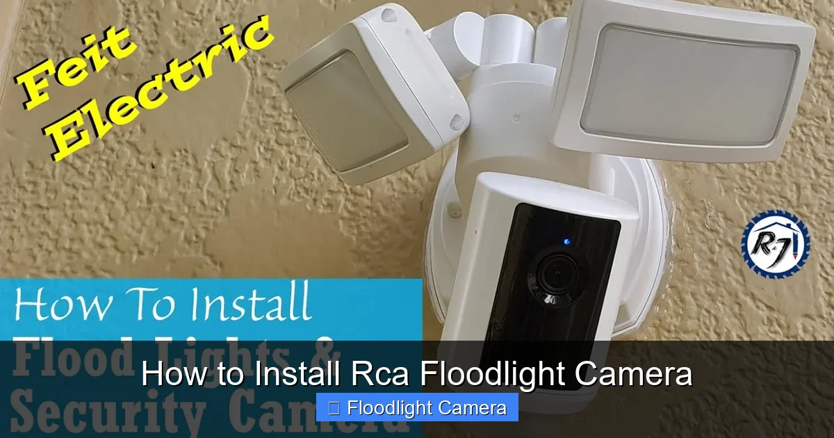 How to Install Rca Floodlight Camera
