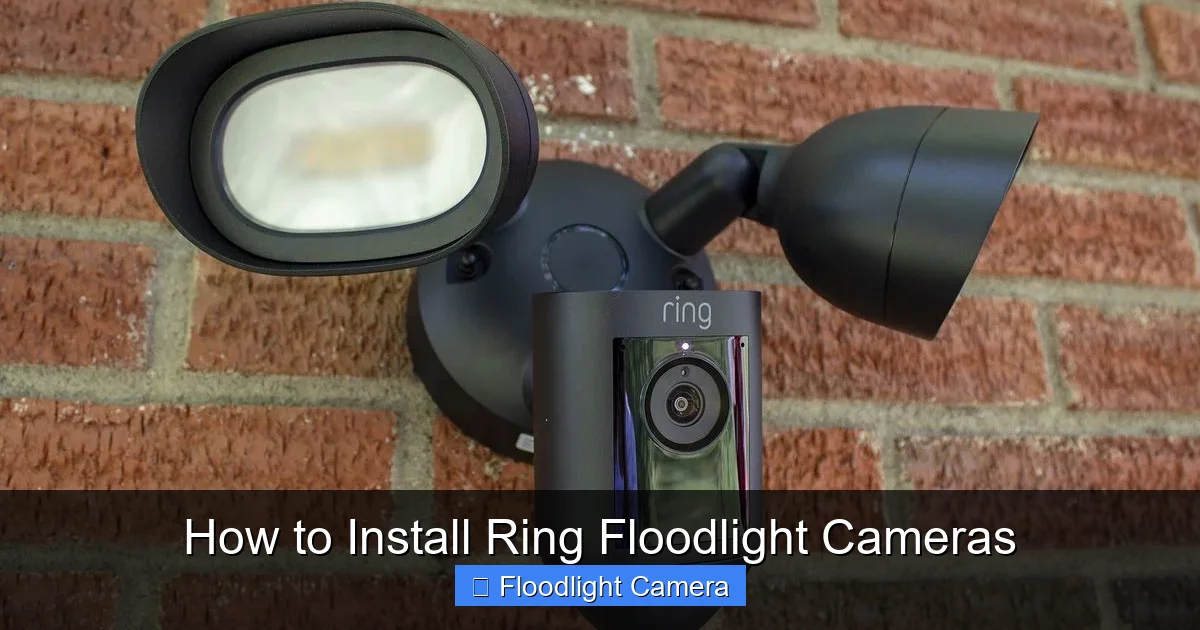 How to Install Ring Floodlight Cameras