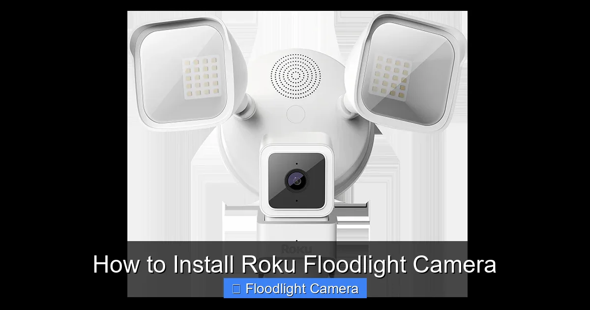 How to Install Roku Floodlight Camera