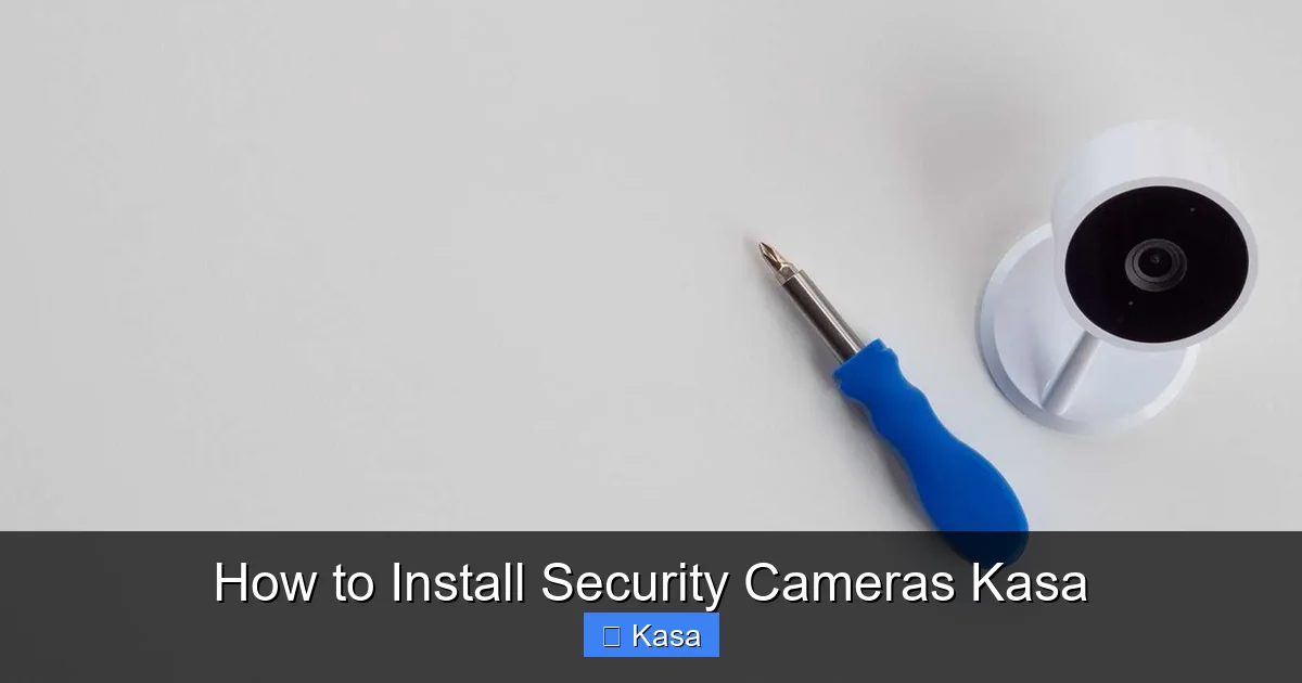 How to Install Security Cameras Kasa