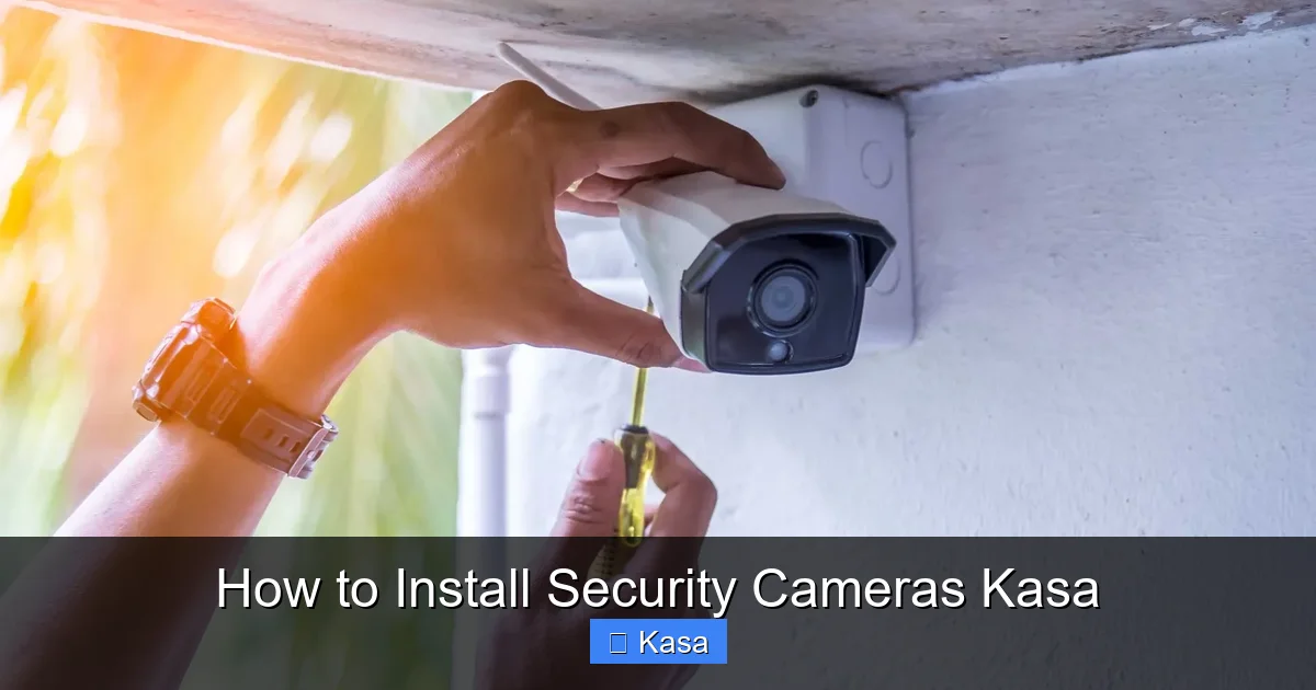 How to Install Security Cameras Kasa