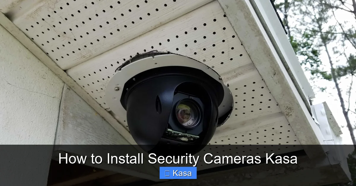 How to Install Security Cameras Kasa