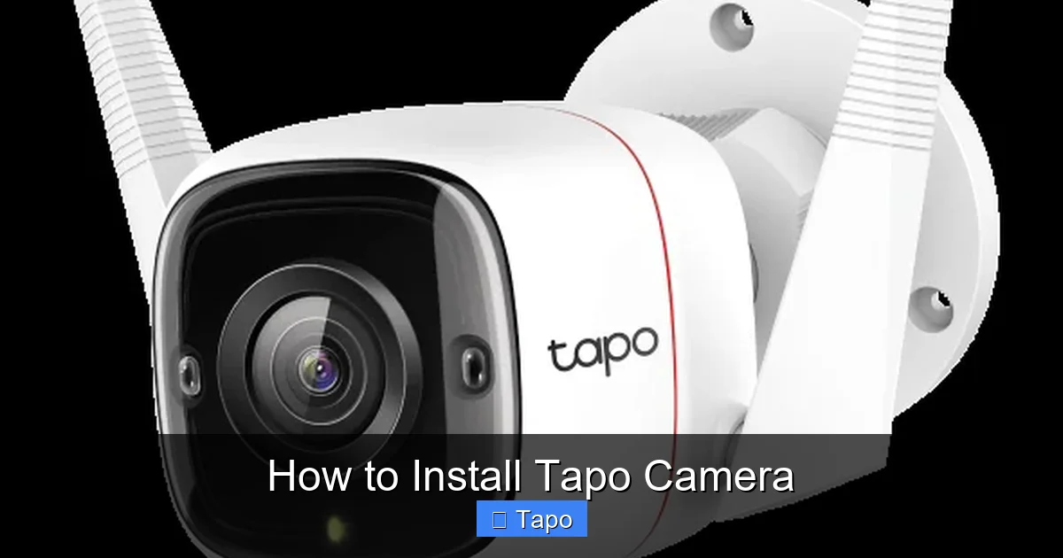 How to Install Tapo Camera