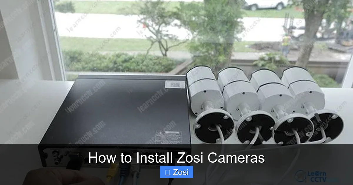 How to Install Zosi Cameras