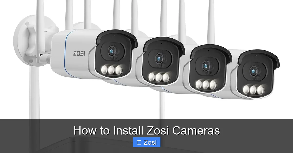 How to Install Zosi Cameras