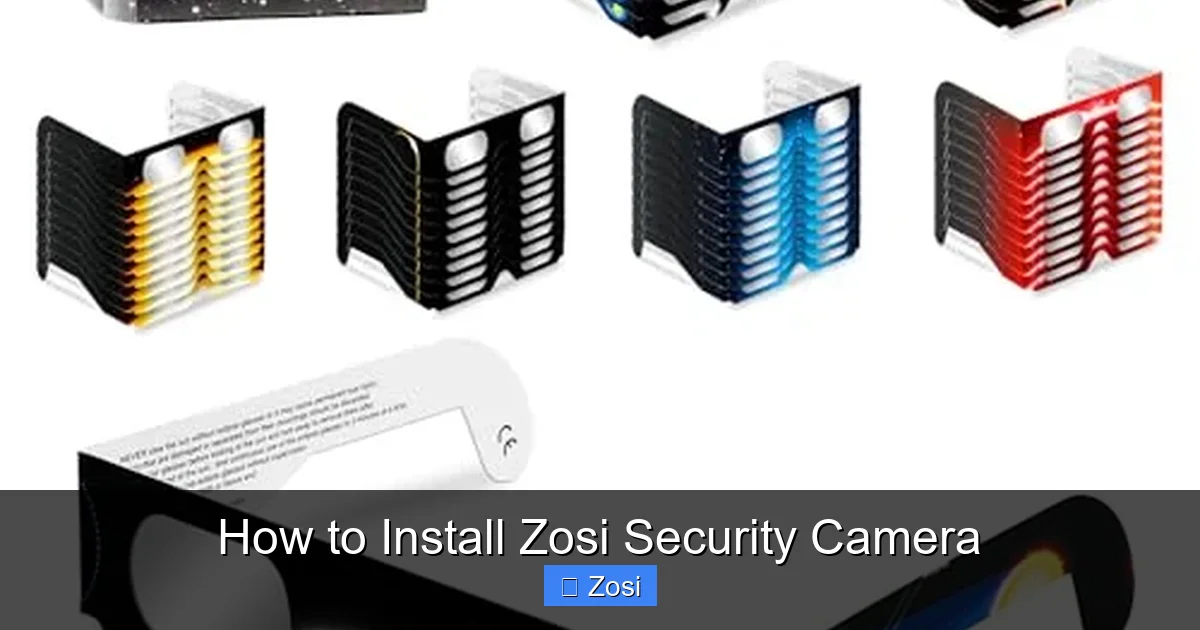 How to Install Zosi Security Camera