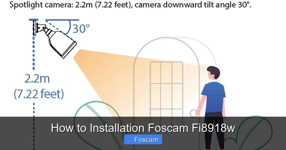 How to Installation Foscam Fi8918w
