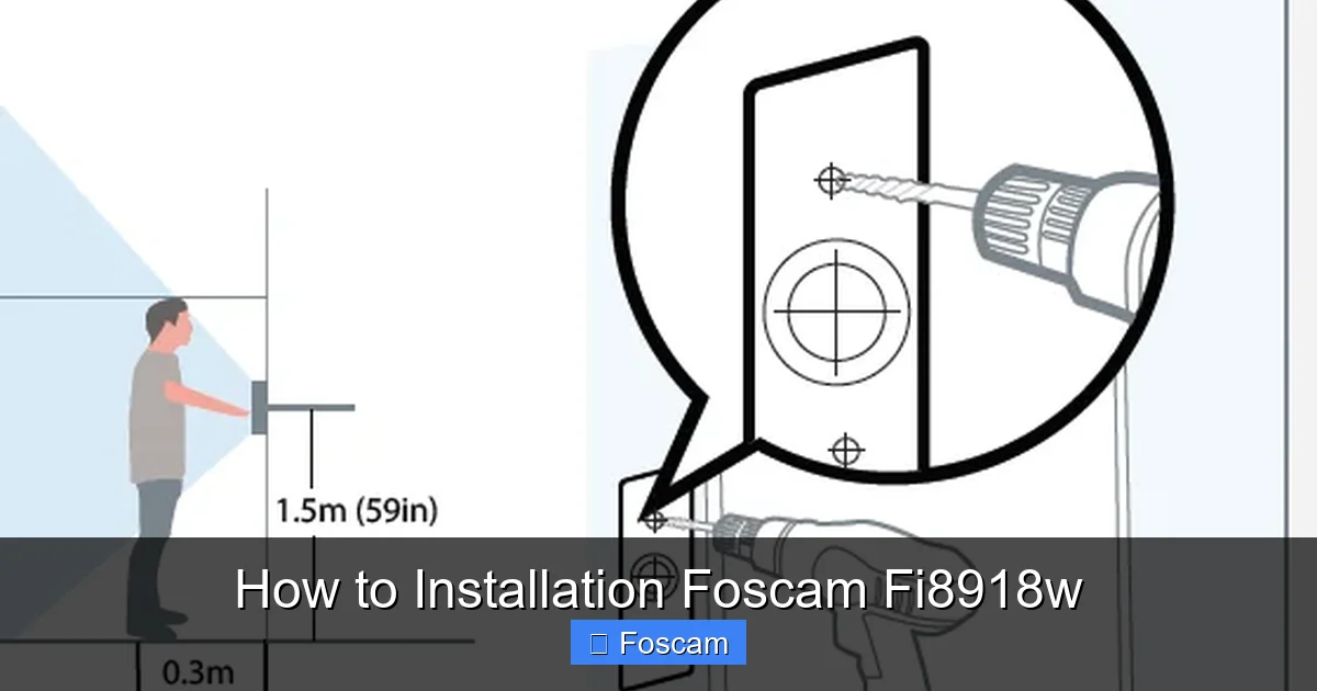 How to Installation Foscam Fi8918w